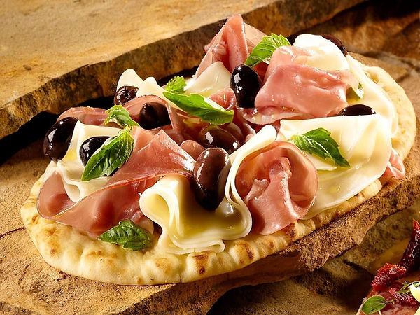 Prosciutto and Provolone Pizza